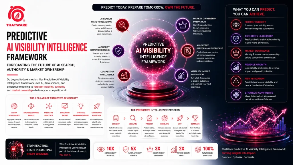 Predictive AI Visibility Framework