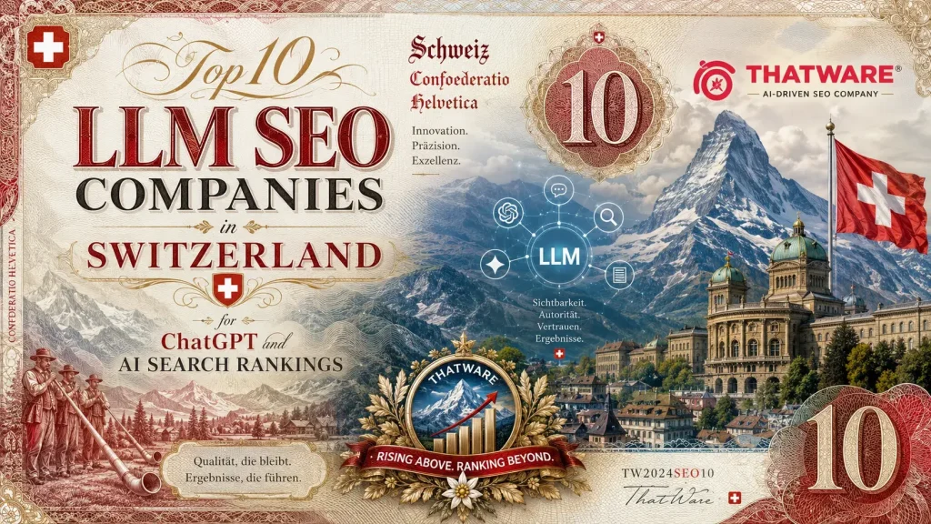 Top 10 LLM SEO Companies in Switzerland