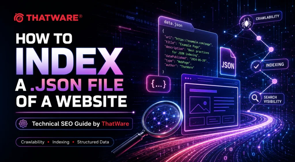 How to Index a JSON File
