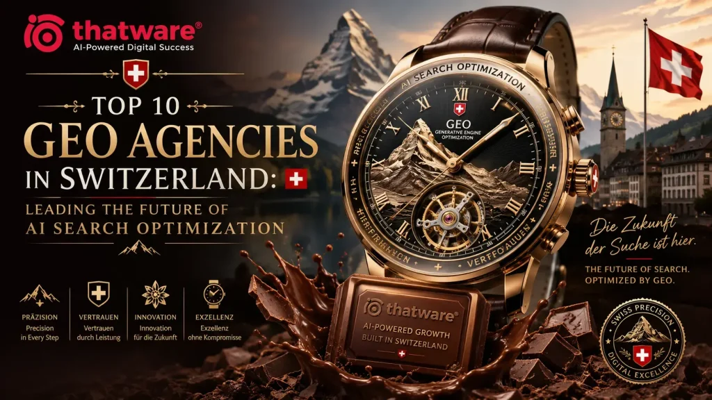 Top 10 GEO Agencies in Switzerland
