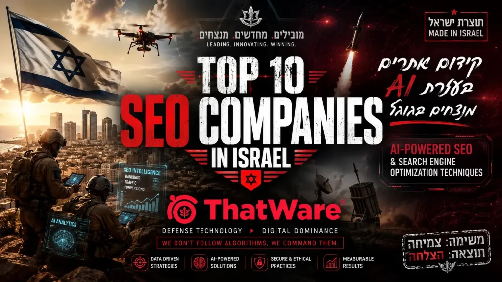 top 10 seo agencies in israel