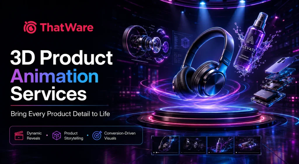 3d product animation services
