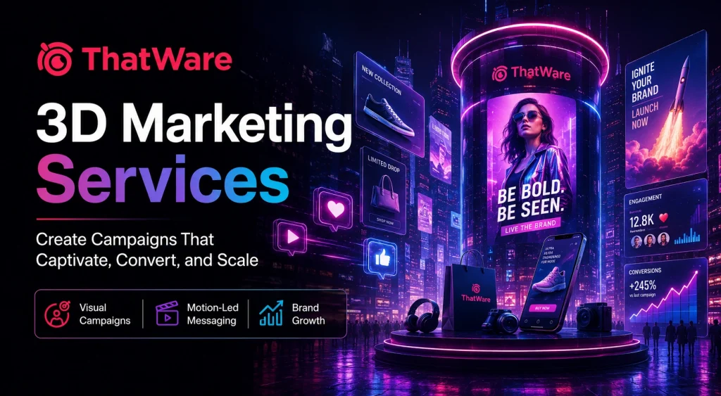3D marketing services