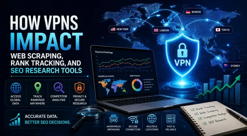 How VPNs Impact Web Scraping & SEO Research