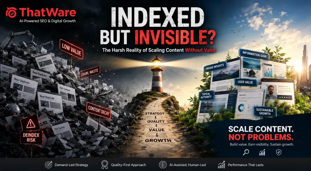 From Indexing to Deindexing: What Happens When You Scale Content Too Fast