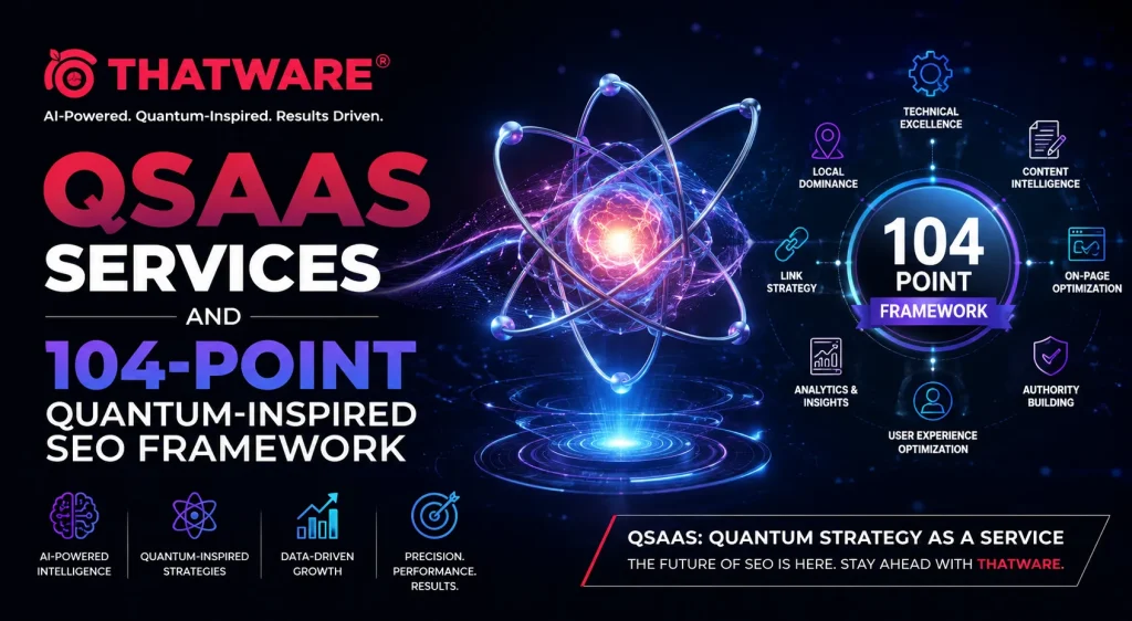 QSAAS Services and 104-Point Quantum-Inspired SEO Framework