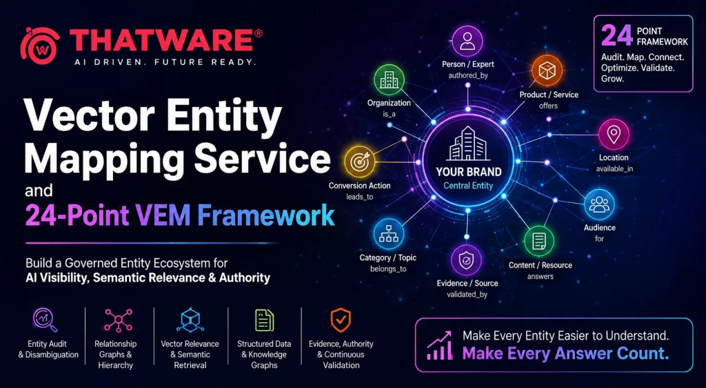 Vector Entity Mapping Service and 24-Point VEM Framework