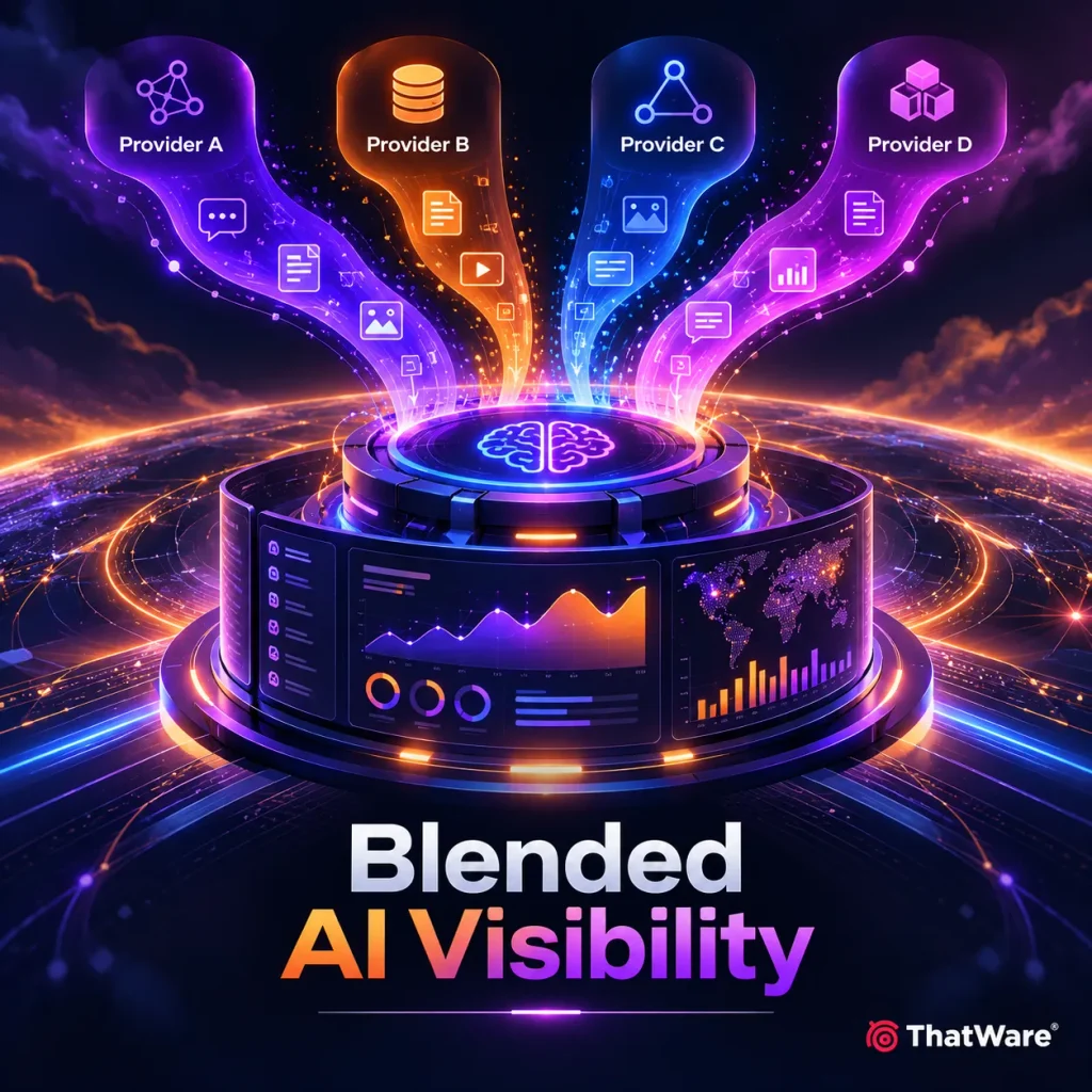 Blended AI visibility