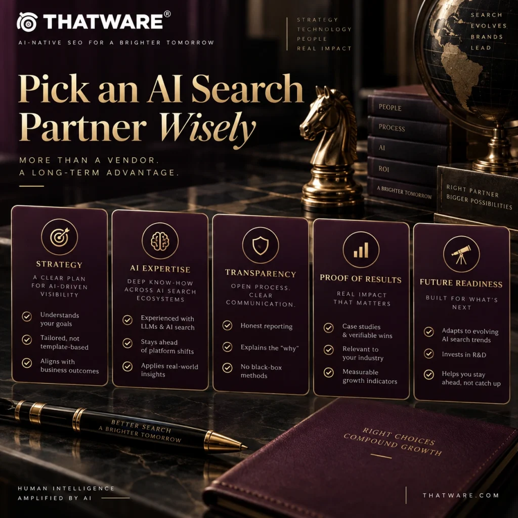 How to Choose an AI Search Optimization Agency