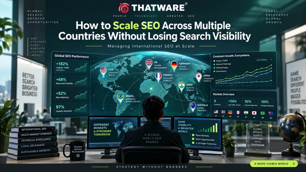 How to Scale SEO Across Multiple Countries Without Losing Search Visibility