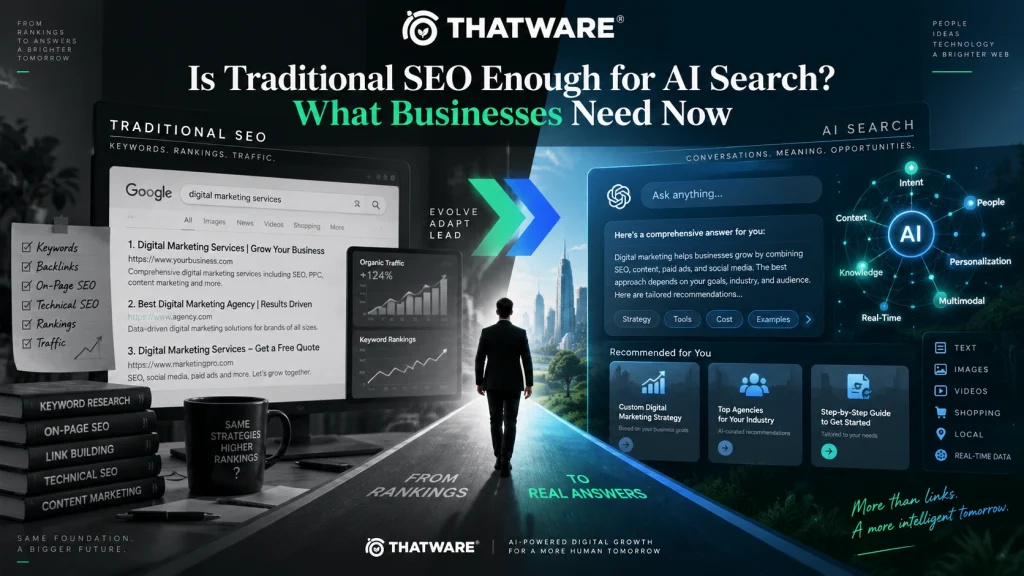 Is Traditional SEO Enough for AI Search? What Businesses Need Now