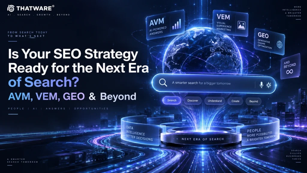 Is Your SEO Strategy Ready for the Next Era of Search? AVM, VEM, GEO & Beyond