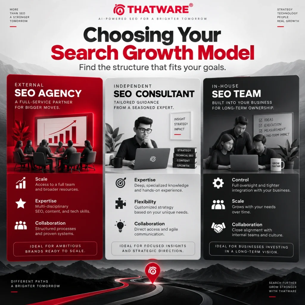 SEO Agency vs SEO Consultant vs In-House Team: Which Is Right for Your Business