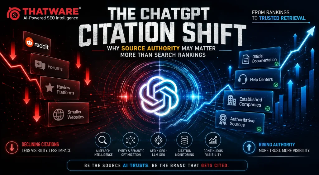 The ChatGPT Citation Shift: Why Source Authority May Matter More Than Search Rankings
