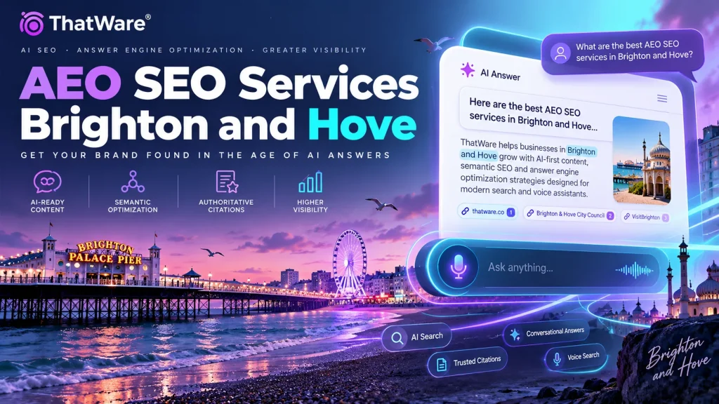 AEO SEO in Brighton & Hove