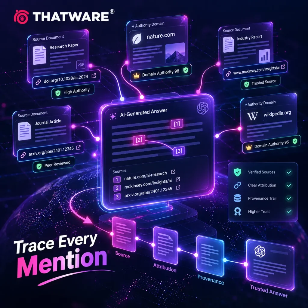 AI citation tracking service
