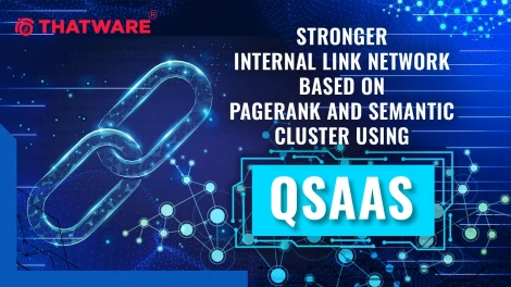 Stronger Internal Link Network based on PageRank and Semantic Cluster using QSAAS
