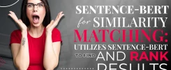 Sentence-BERT for Similarity Matching